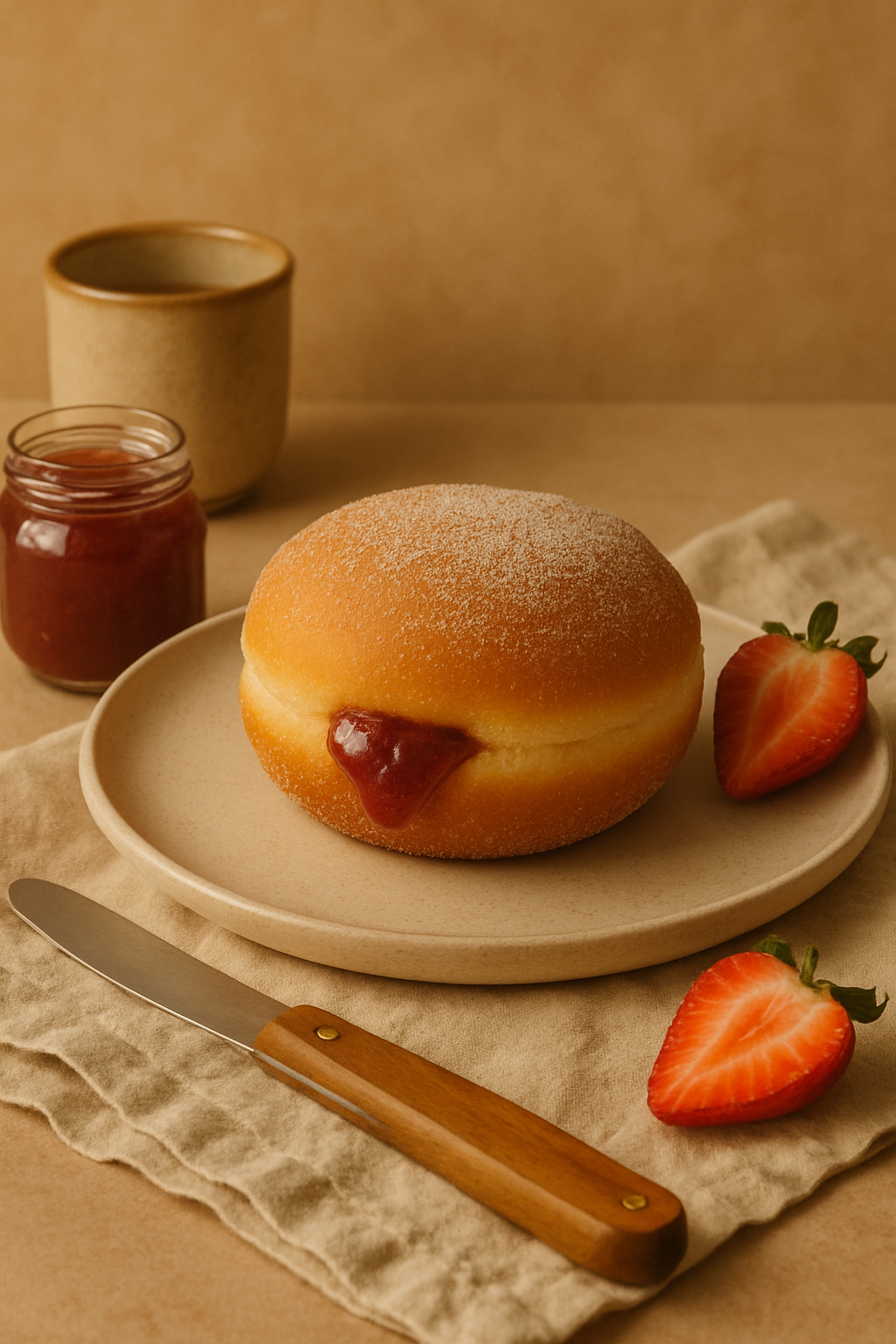 Strawberry Jam Joy donut